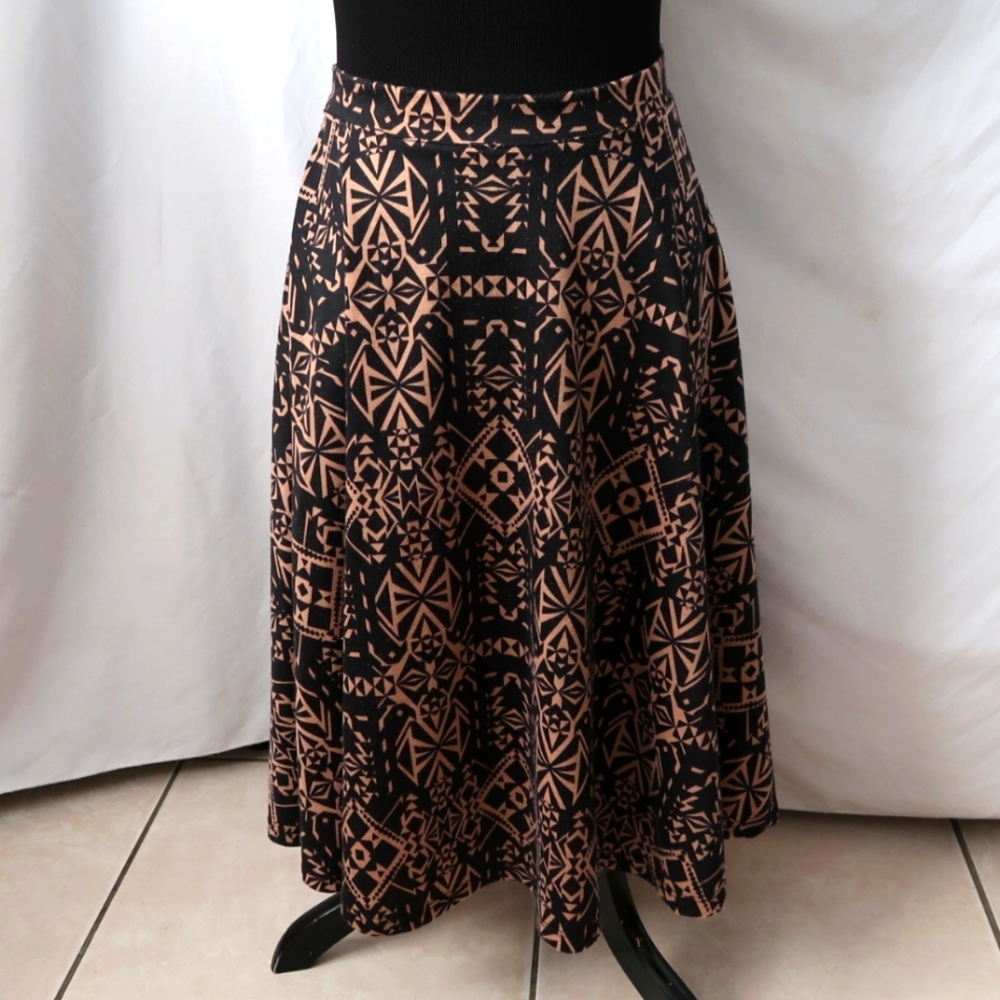 Pin Up Polynesian Pattern Skirt